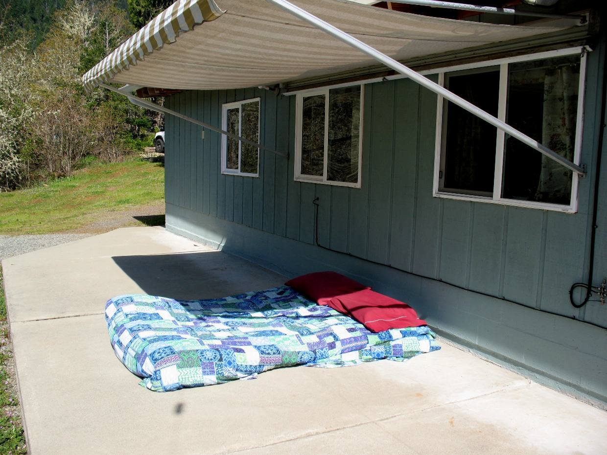 Outside Bed